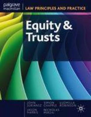 Equity and Trusts - John Juriansz, Michael Benton