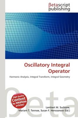 Oscillatory Integral Operator - 