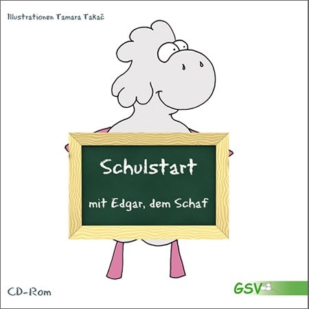 Schulstart mit Edgar, dem Schaf