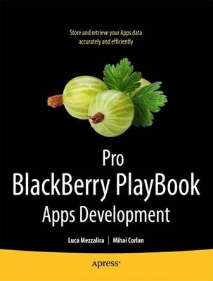 Pro BlackBerry PlayBook Apps Development