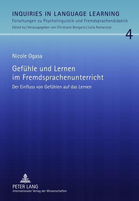 Gef&uuml;hle und Lernen im Fremdsprachenunterricht - Nicole Ogasa