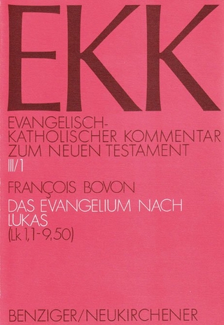Evangelisch-Katholischer Kommentar zum Neuen Testament (EKK) / Das Evangelium nach Lukas