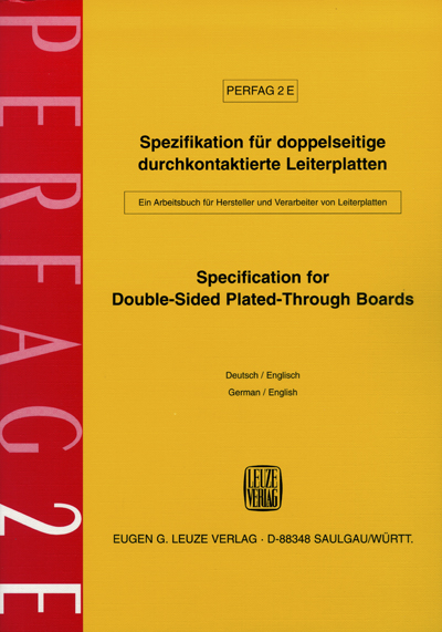 PERFAG 2 E Spezifikation f&uuml;r doppelseitige durchkontaktierte Leiterplatten