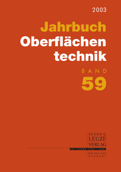 Jahrbuch Oberfl&auml;chentechnik - Andreas Zielonka
