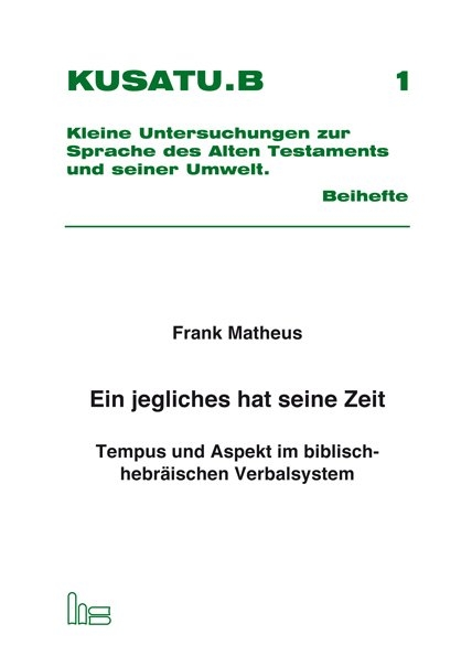 Ein jegliches hat seine Zeit. - Frank Matheus