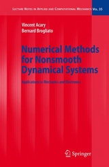 Numerical Methods for Nonsmooth Dynamical Systems - Vincent Acary, Bernard Brogliato