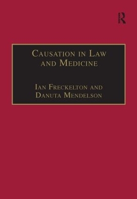 Causation in Law and Medicine - 