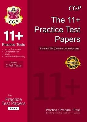 11+ Practice Papers for the CEM Test - Pack 4 -  CGP Books