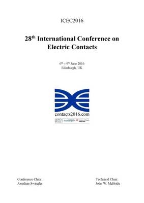 28th International Conference on Electric Contacts - Jonathan Swingler, John McBride