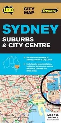 Sydney Suburbs & City Centre Map 218 8th ed