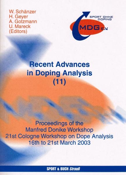 Recent Advances in Doping Analysis(11) - 