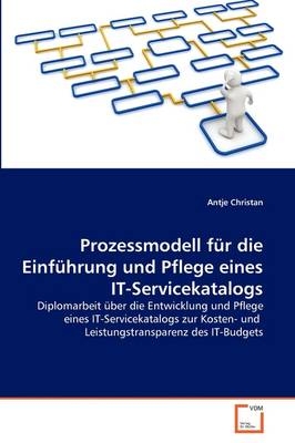 Prozessmodell für die Einführung und Pflege eines IT-Servicekatalogs