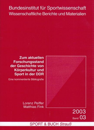 Zum aktuellen Forschungsstand der Geschichte von Körperkultur und Sport in der DDR