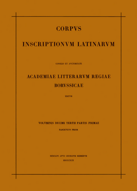 Inscriptiones Aquitaniae et Lugdunensis - 