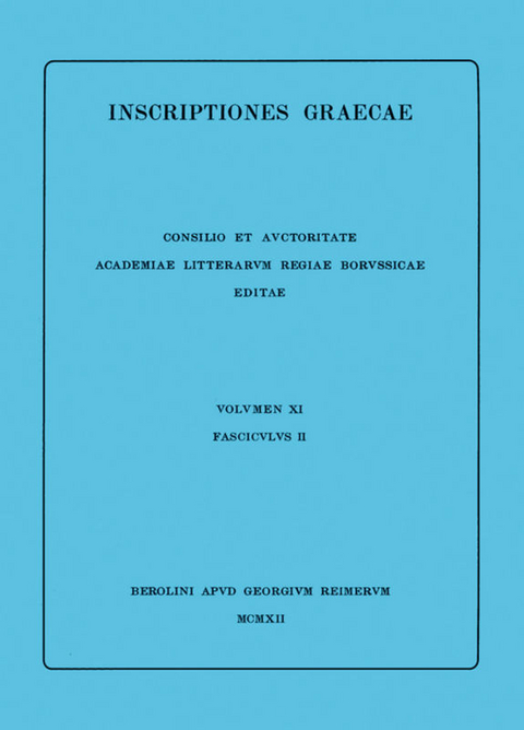 Inscriptiones Deli liberae. Tabulae archontum. Tabulae hieropoeorum annorum 314-250 - 