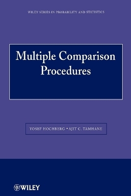 Multiple Comparison Procedures - Yosef Hochberg, Ajit C. Tamhane