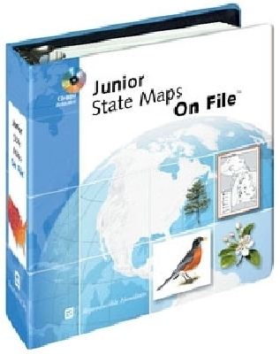 Junior State Maps on File  for Grades 3 Through 8 -  Facts on File Inc