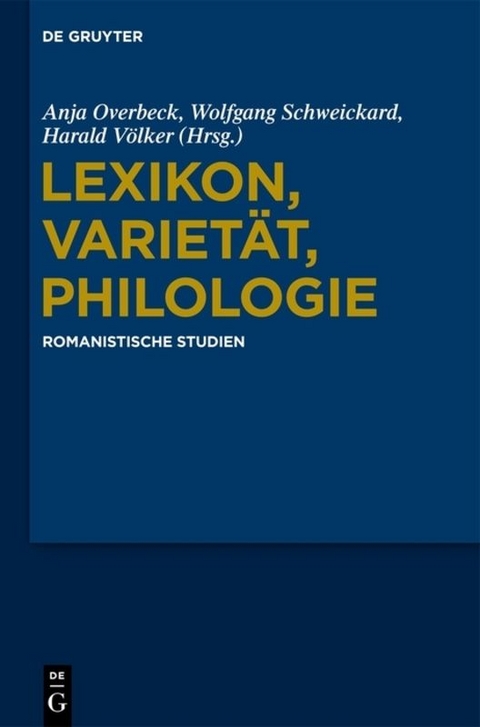 Lexikon, Variet&auml;t, Philologie - 