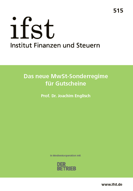 ifst-Schrift 515 - Joachim Englisch