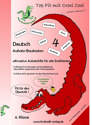 Deutsch Aufsatz-Baukasten 4. Schuljahr