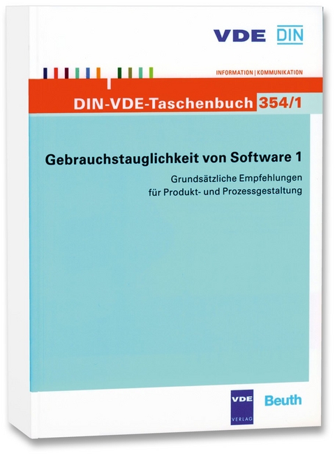 Gebrauchstauglichkeit von Software 1 (DIN-VDE-TB 354/1)