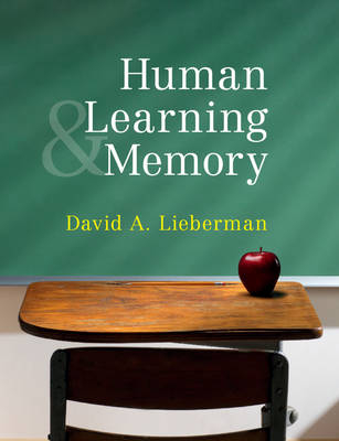 Learning and Memory - David A. Lieberman