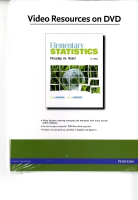 Videos on DVD for Elementary Statistics - Ron Larson, Betsy Farber
