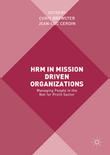 HRM in Mission Driven Organizations - 