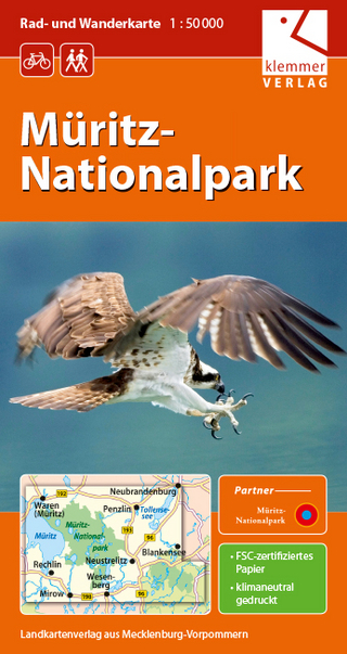 Rad- und Wanderkarte Müritz-Nationalpark