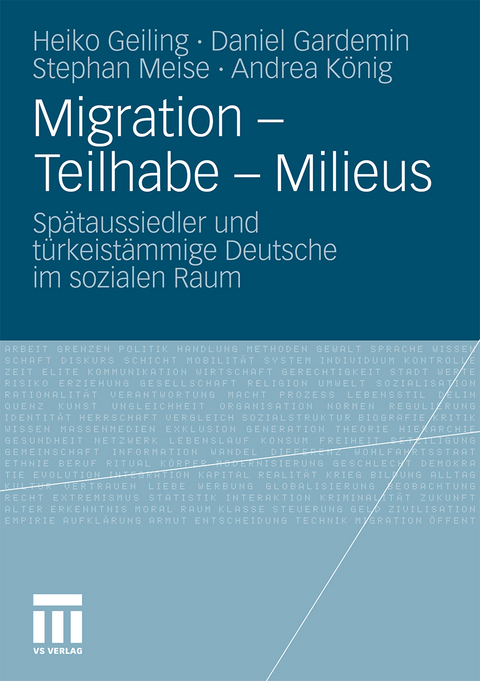 Migration - Teilhabe - Milieus - Heiko Geiling, Daniel Gardemin, Stephan Meise, Andrea K&ouml;nig