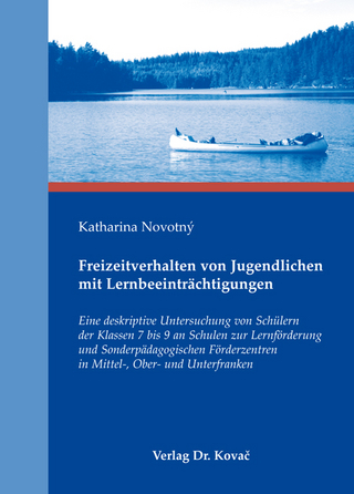 Freizeitverhalten von Jugendlichen mit Lernbeeinträchtigungen
