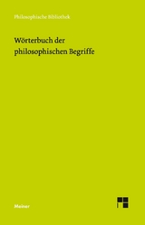 W&ouml;rterbuch der philosophischen Begriffe - 