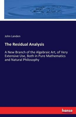 The Residual Analysis - John Landen