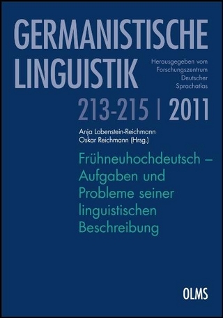 Frühneuhochdeutsch – Aufgaben und Probleme seiner linguistischen Beschreibung