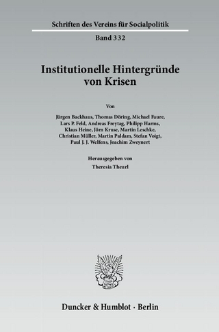 Institutionelle Hintergründe von Krisen.