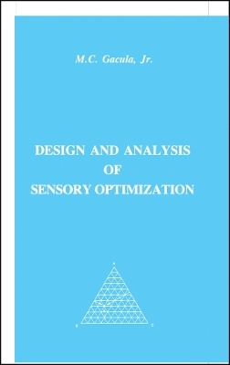 Design and Analysis of Sensory Optimization - Maximo C. Gacula