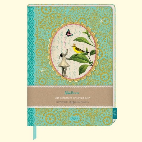 NoteBook Nostalgie türkis