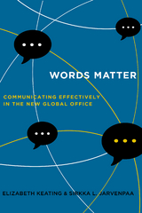 Words Matter - Elizabeth Keating, Sirkka L. Jarvenpaa