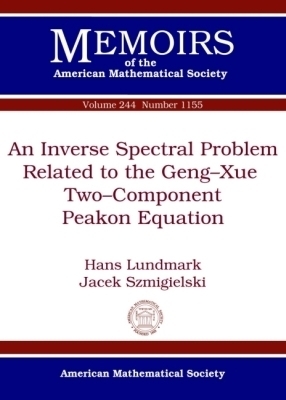 An Inverse Spectral Problem Related to the Geng-Xue Two-Component Peakon Equation