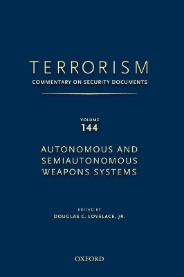 TERRORISM: COMMENTARY ON SECURITY DOCUMENTS VOLUME 144