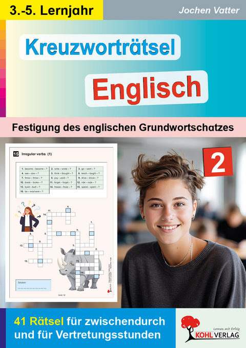 Kreuzwortr&auml;tsel Englisch / 3.-5. Lernjahr - Jochen Vatter
