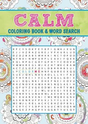 Calm Coloring Book & Word Search - 