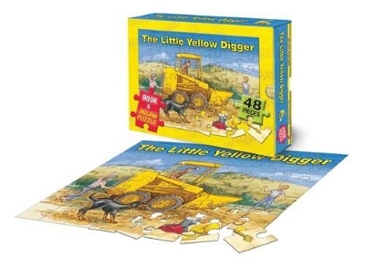 The Little Yellow Digger Book and Jigsaw Puzzle - Betty Gilderdale