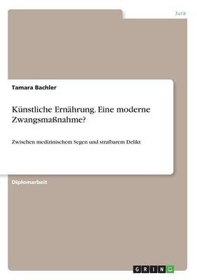 K&Atilde;&frac14;nstliche Ern&Atilde;&curren;hrung. Eine moderne Zwangsma&Atilde;nahme? - Tamara Bachler