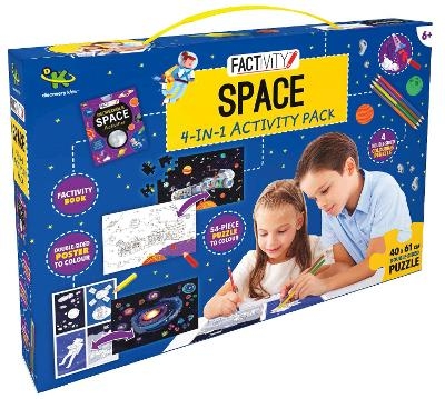 Discovery Kids Factivity Space 4-in-1 Activity Pack -  Various