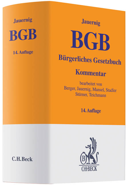 B&uuml;rgerliches Gesetzbuch - 