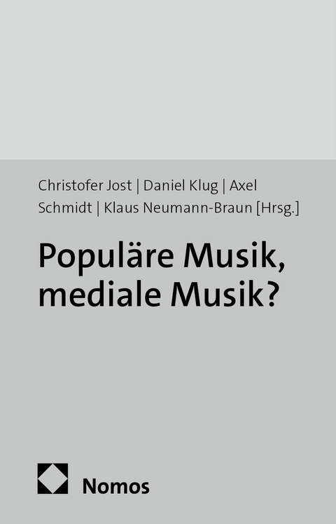 Popul&auml;re Musik, mediale Musik? - 