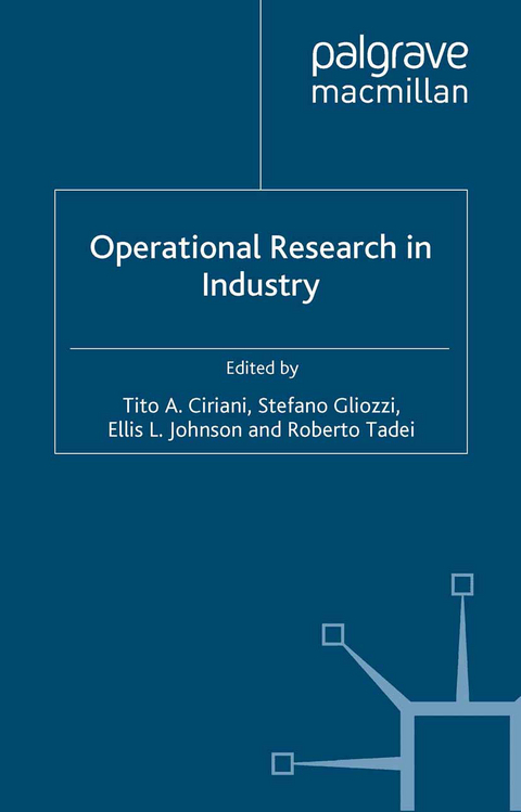 Operational Research in Industry - Tito Ciriani