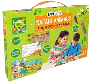 Factivity Safari Animals 4-in-1 Activity Pack