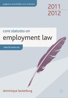 Core Statutes on Employment Law